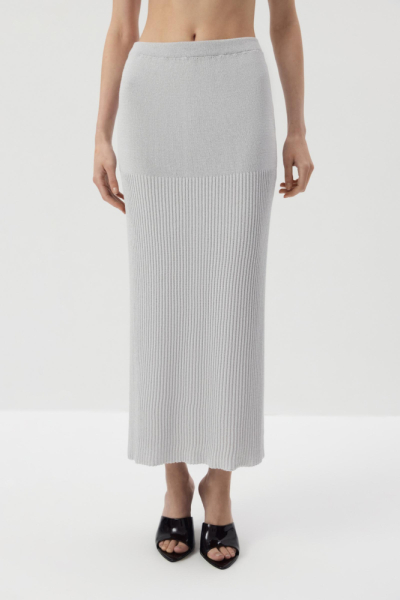 Юбка макси с люрексом