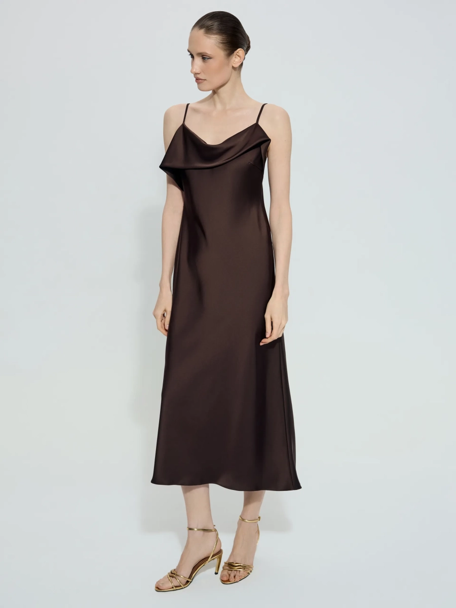 Платье SYLVIE ANNA PEKUN, цвет: коричневый, 21.2490.700 купить онлайн