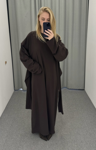 Платье объемное с принтом BROWN Label .B, цвет: BROWN, Dr.03.5.4101.1125BRN купить онлайн