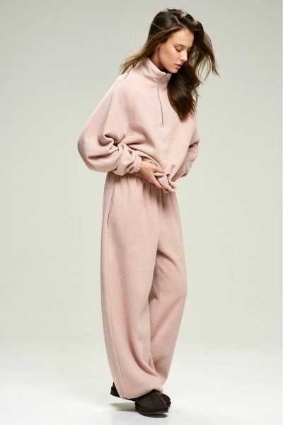 Брюки из плюша с начесом Pink Erist store, цвет: розовый, НФ-00002862 купить онлайн