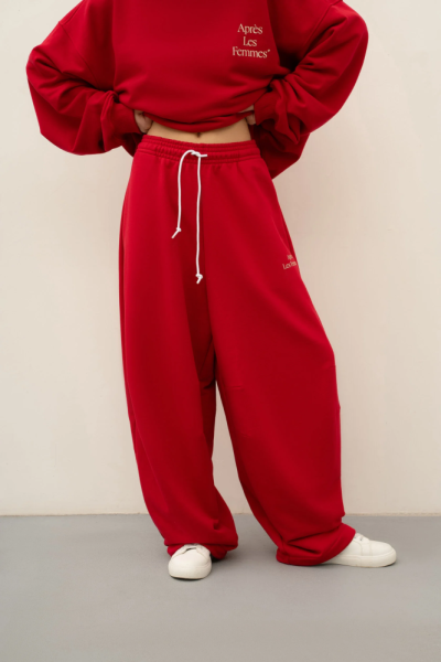 Брюки широкие