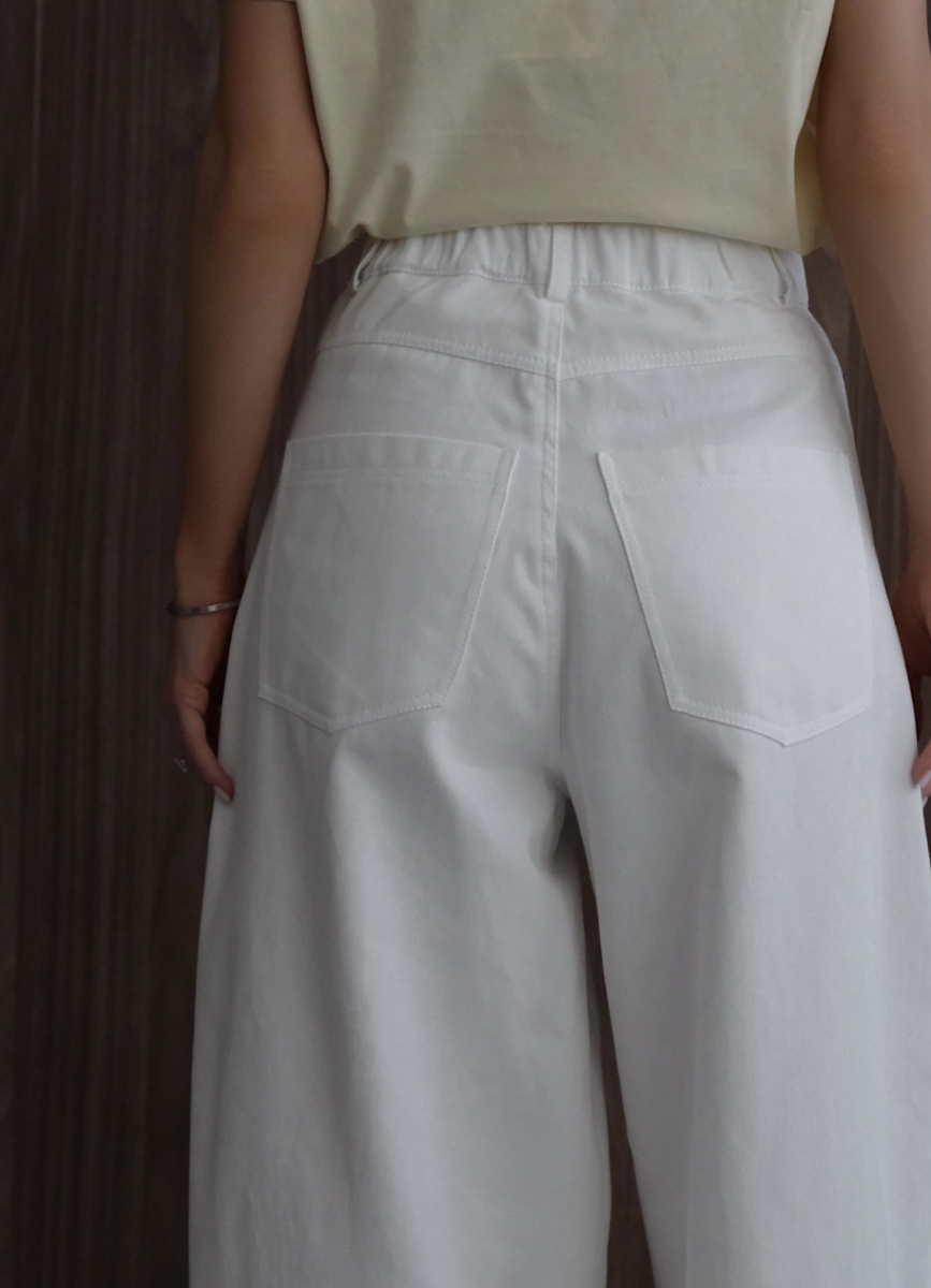 Джинсы оверсайз "Небо" Мини, цвет: молочный, НФ-00000503 купить онлайн