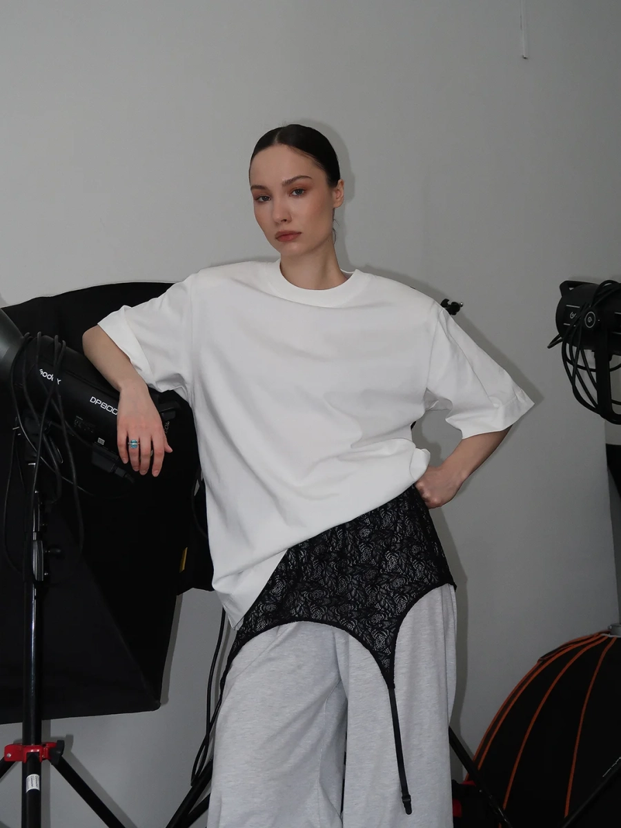 Футболка "Флоренс" MIARTLAND, цвет: молочный, НФ-00000832 купить онлайн