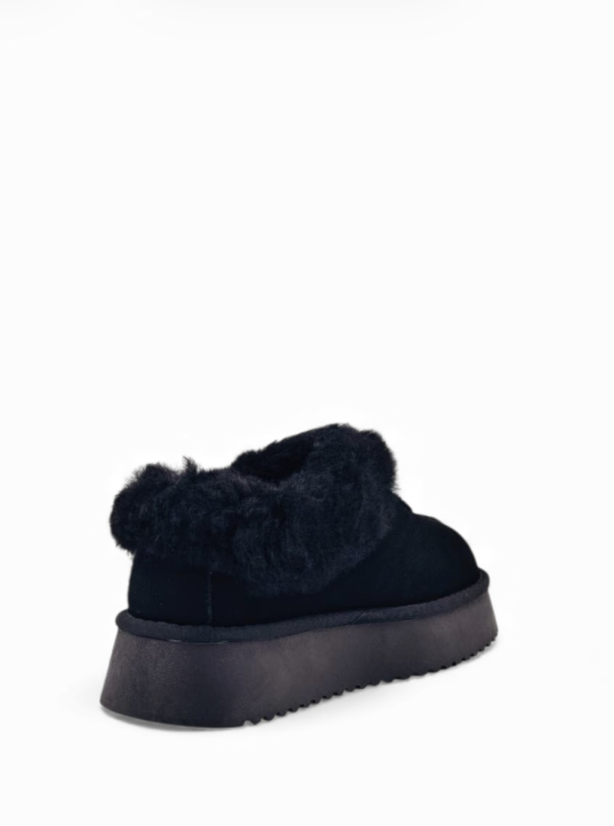 Угги из натуральной замши GRANDERA, цвет: Черный  купить онлайн