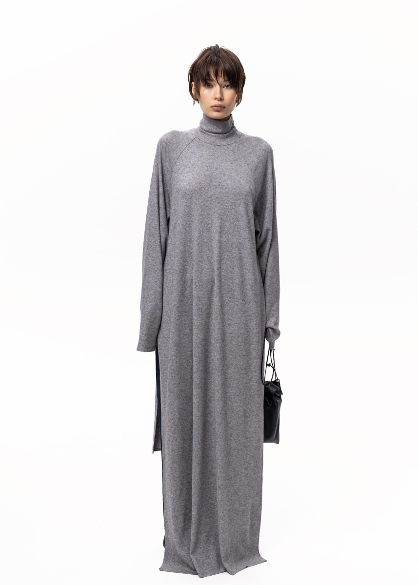 Джемпер с открытой спиной из вискозы ASYA SEMYONOVA, цвет: grey, 00-00002505 со скидкой купить онлайн