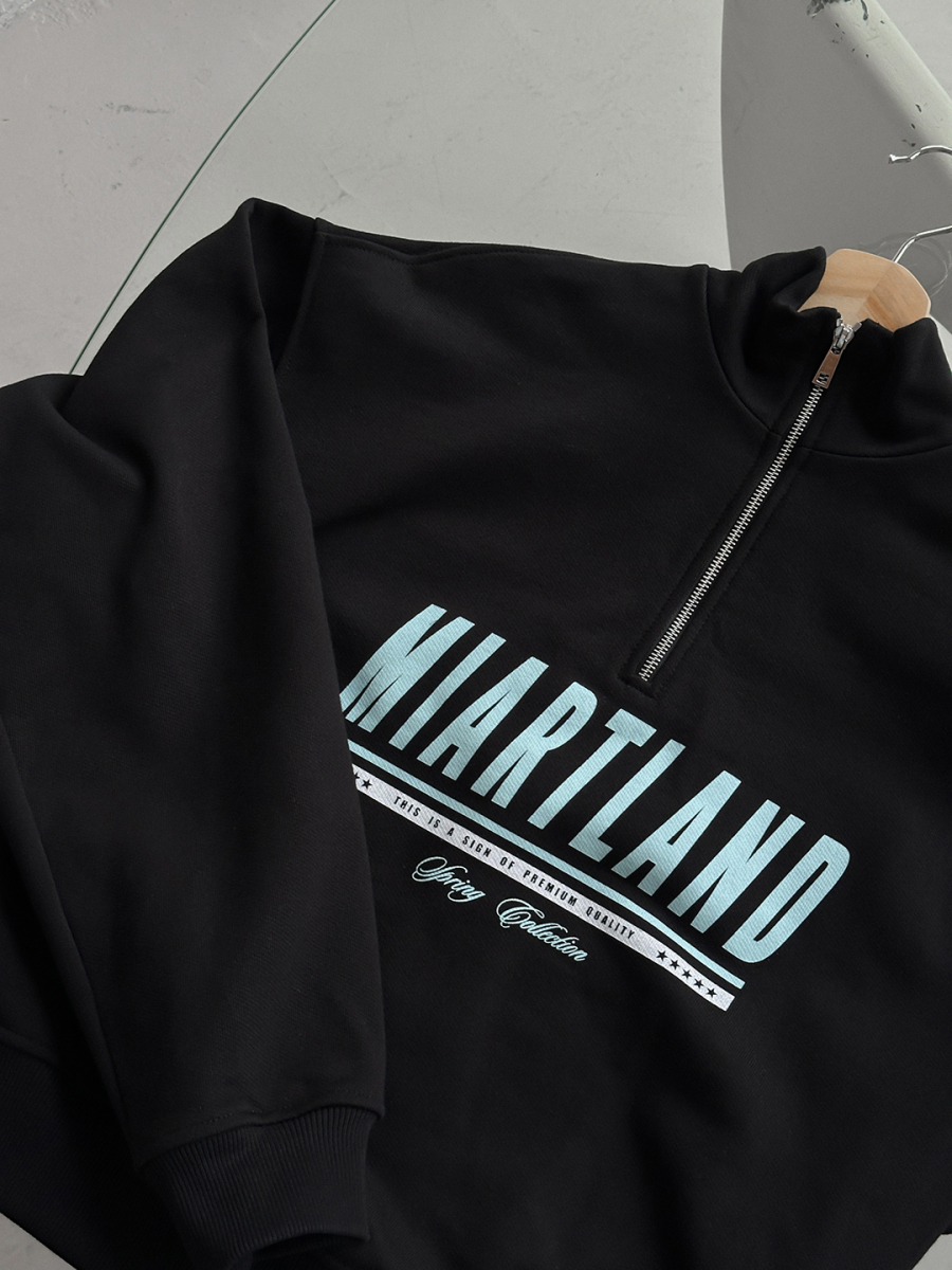 Свитшот "SIGN" MIARTLAND, цвет: Черный, НФ-00000660 купить онлайн