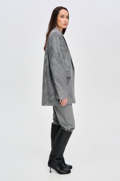 Пиджак объемный BAROQUE Label .B, цвет: grey, Jc.30.5.02.1224GR со скидкой купить онлайн