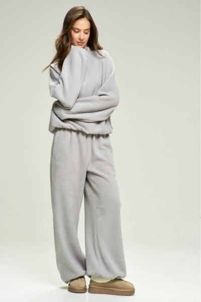 Анорак из плюша с начесом Grey Erist store, цвет: серый, НФ-00002857 купить онлайн