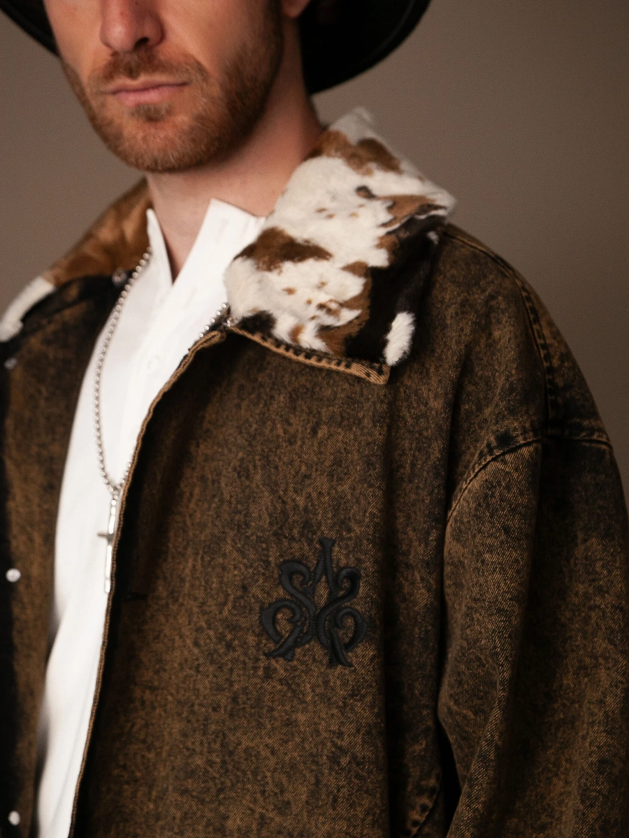 Плащ джинсовый SCANDALIS, цвет: коричневый, Плащ004а купить онлайн