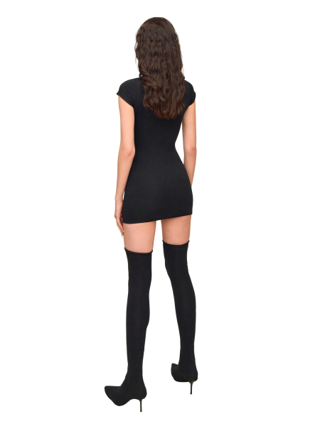 Платье T-DRESS MINI XSAI, цвет: Черный W01TM-DB |новая коллекция купить онлайн