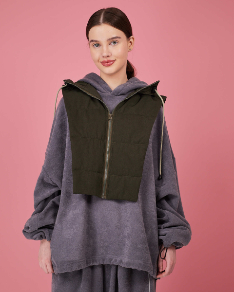 Бомбер с манишкой TABOO, цвет: зеленый, BrManKh купить онлайн