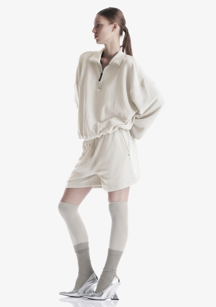 Свитшот на молнии KRAKATAU, цвет: пепельно-белый, Fw123-43 купить онлайн