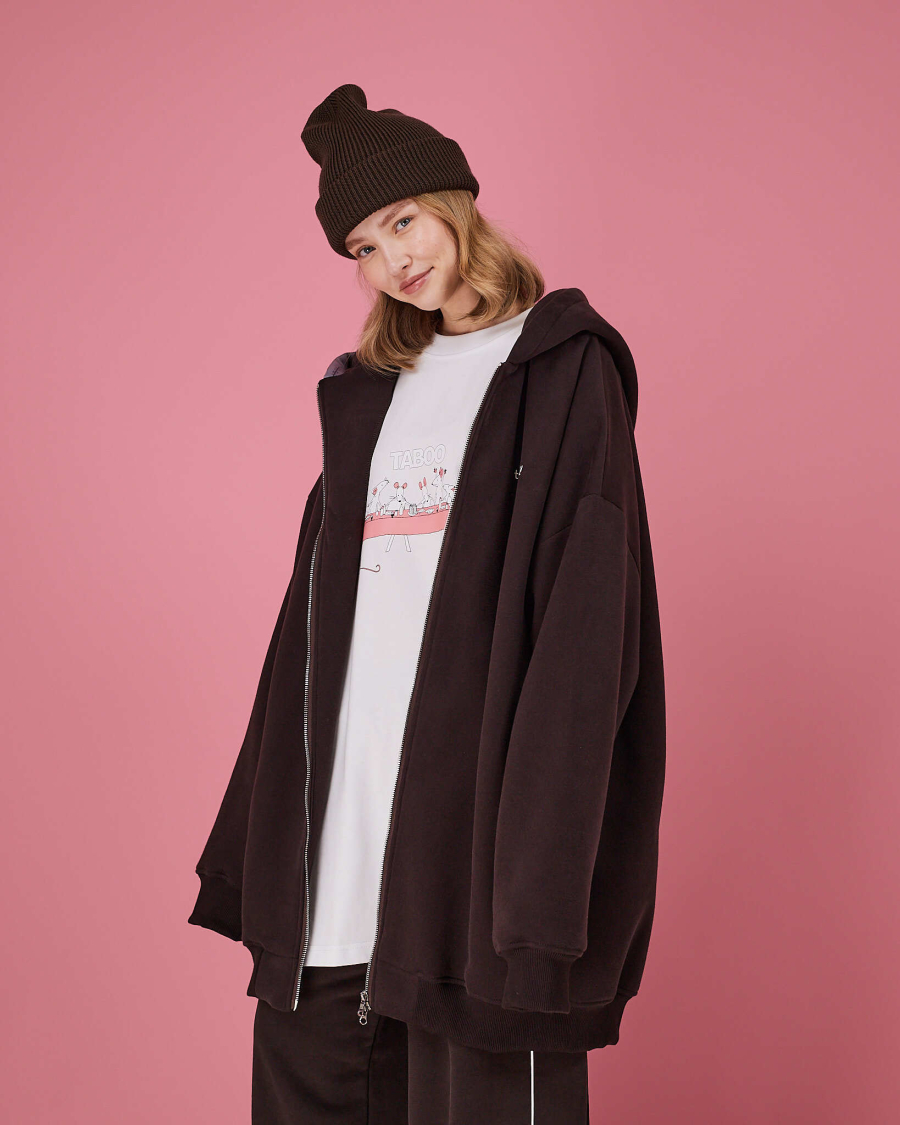 Табуха на молнии TABOO, цвет: шоколад, Tz04 купить онлайн