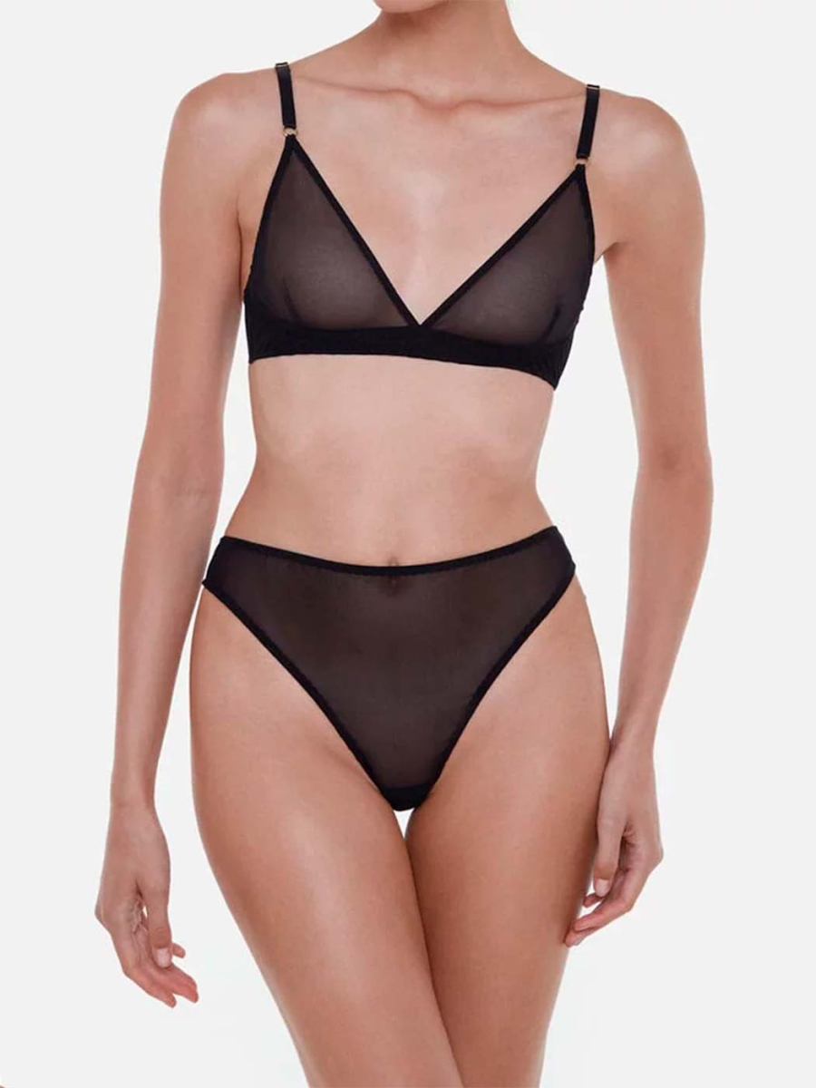 Стринги "Jet black"