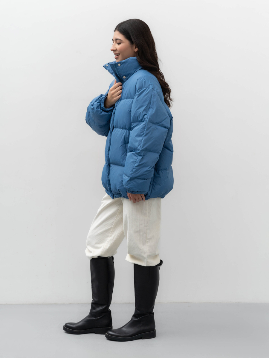 Пуховик Base TRES, цвет: голубой, НФ-00002440 купить онлайн