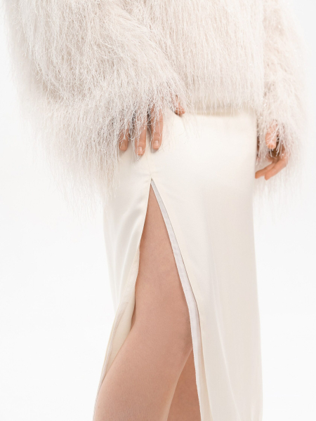 Юбка с кружевом