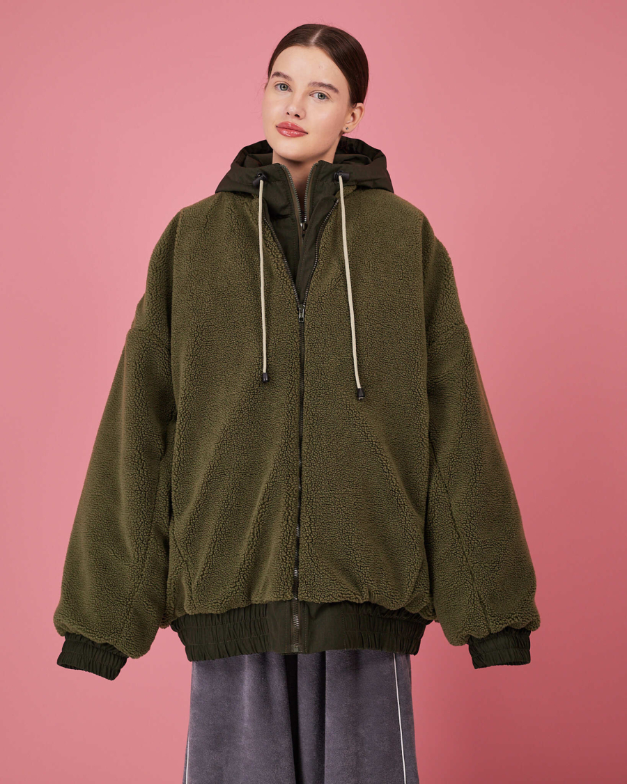 Бомбер с манишкой