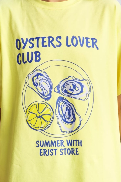 Футболка OYSTERS LOVER CLUB Banan Erist store, цвет: Желтый НФ-00002304 |новая коллекция купить онлайн