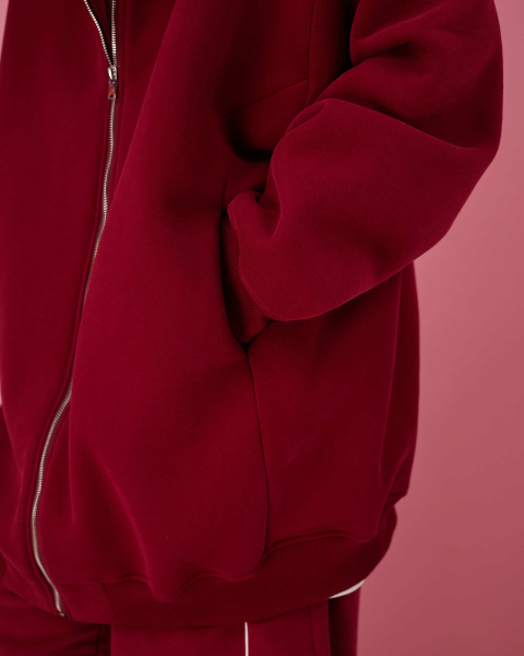 Табуха зип брусника TABOO, цвет: Бордовый, Tz01 купить онлайн