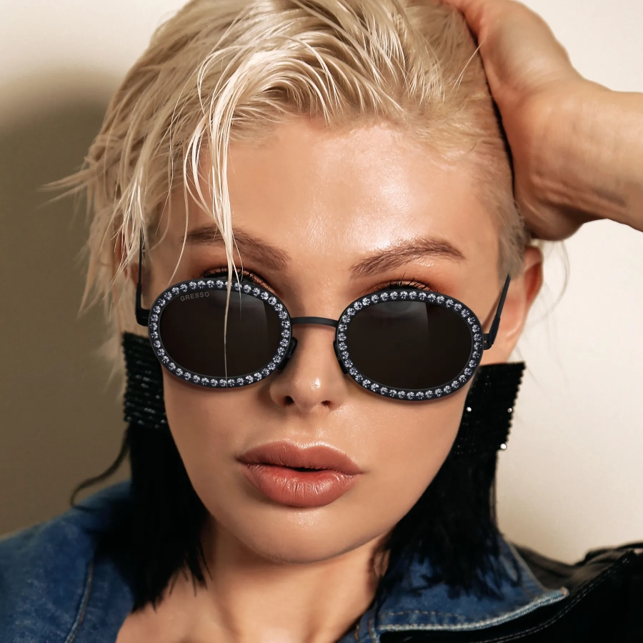 Солнцезащитные очки Beyonce GRESSO, цвет: серый G0286TB01SZ01 купить онлайн