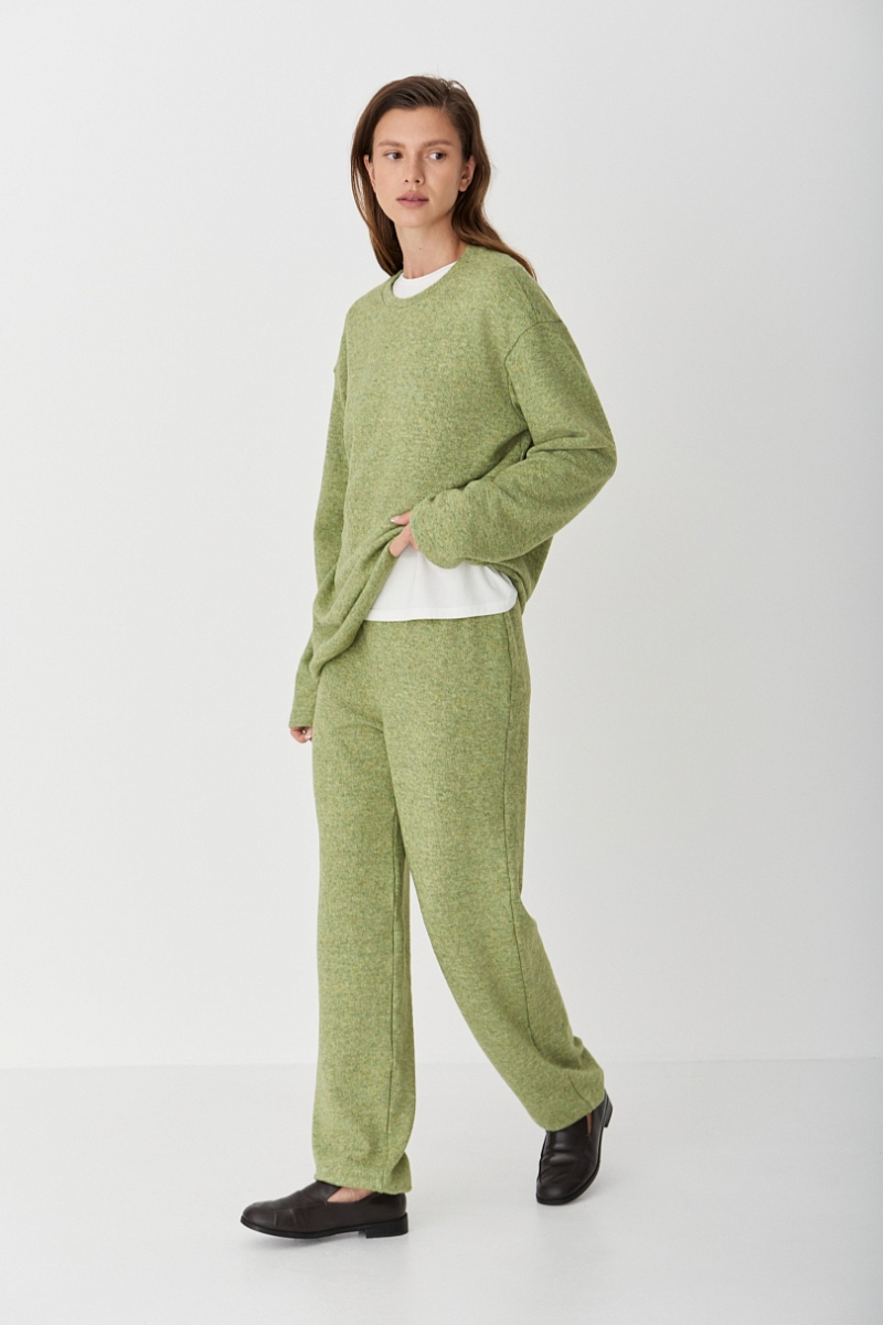 Брюки базовые из смесовой шерсти CL