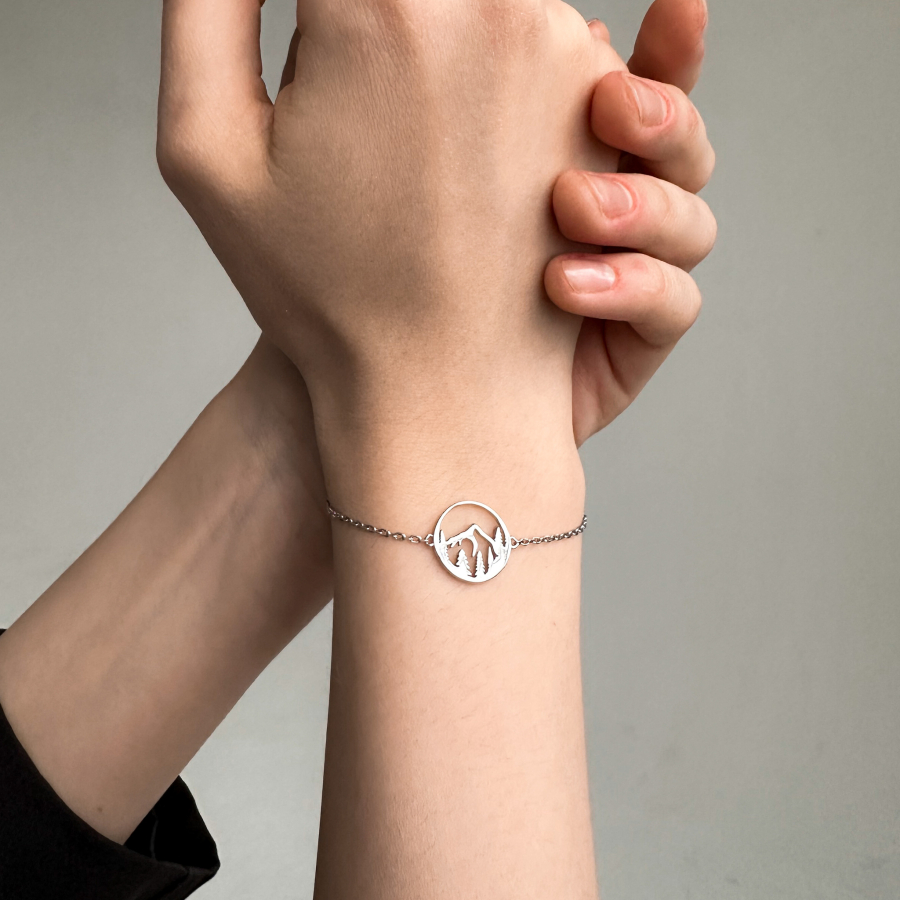 Браслет Лес The Reason, цвет: серебро, брс лес купить онлайн