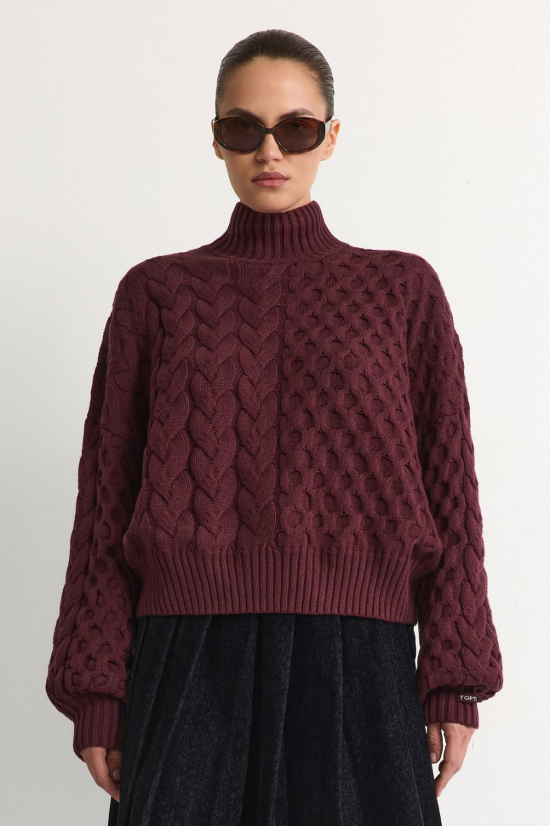 Свитер из смесового хлопка