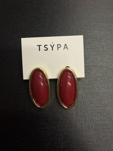 Серьги «Красный камень» TSYPA TSYPA26-0172 купить онлайн