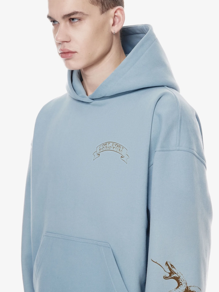 Худи с принтом POST POST SCRIPTUM, цвет: серый, 1125.002.00.05.346 купить онлайн