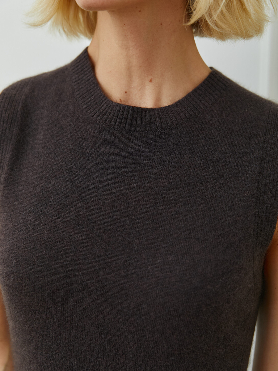 Платье короткое Pola Marou, цвет: коричневый, Mar5_2606 купить онлайн