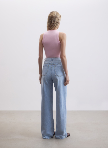 Джинсы свободного кроя ALL WE NEED, цвет: светло-голубой, 2604W4602-18 купить онлайн