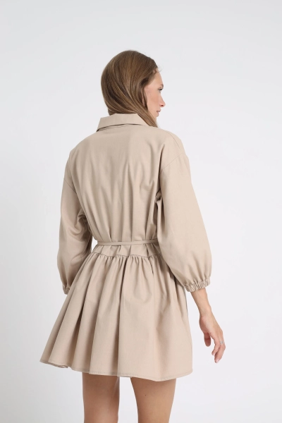 Платье plume beige
