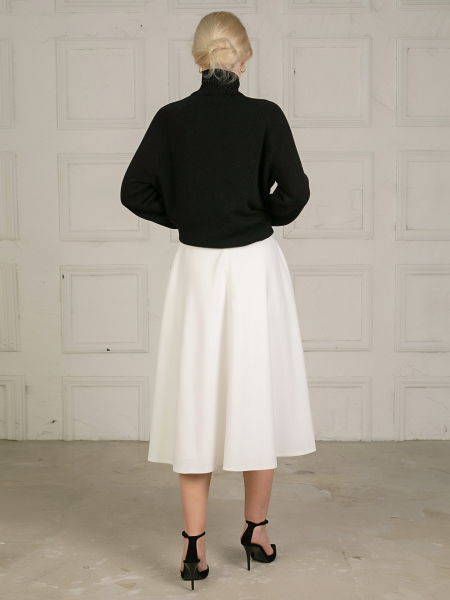 Юбка-полусолнце I.B.W., цвет: пандора, молочный, № 18 купить онлайн