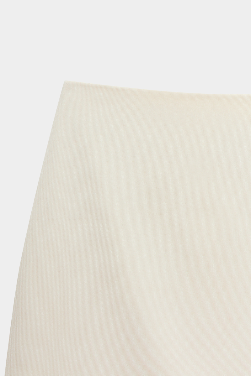 Юбка мини со складками из костюмной ткани REFERT, цвет: белый, 07-3437/1-2511 купить онлайн