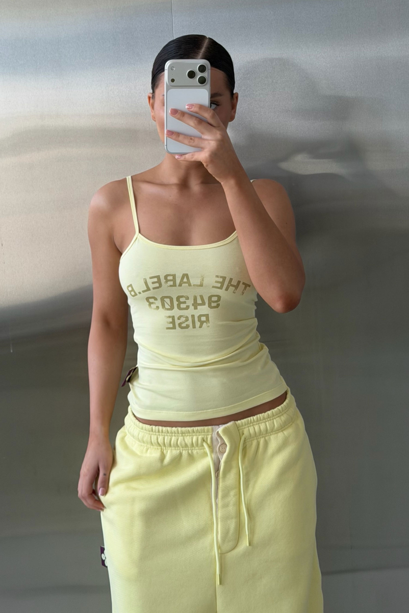 Майка на бретелях Label .B, цвет: светло-желтая, Tp.05.1.4104.0226LY купить онлайн