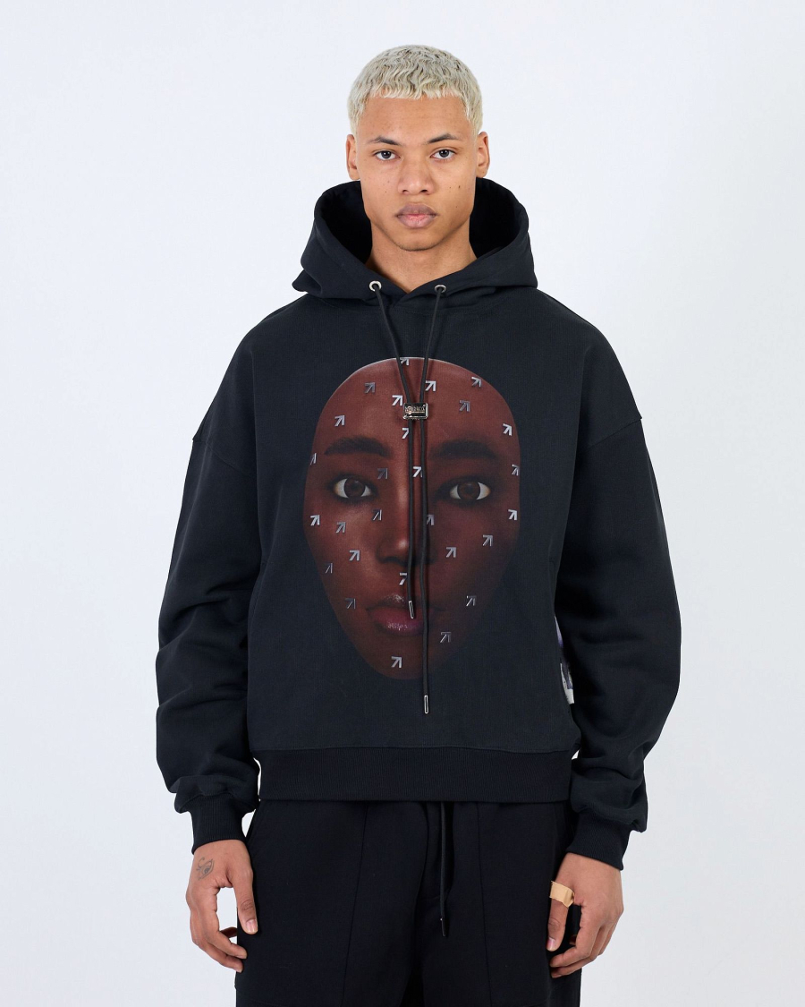 Худи LUNA FACE 580GR BLACK ASIA ST 71, цвет: Черный, Ast71.hood-Lunaface-bl купить онлайн