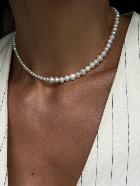 Колье Jackie mix LU JEWEL, цвет: серебро, 29800059961286 купить онлайн