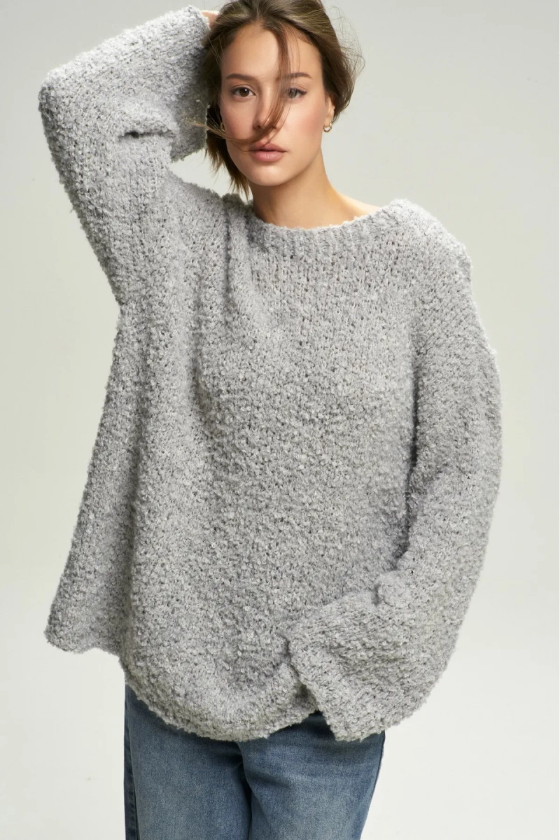 Джемпер Букле HAND MADE Grey Erist store, цвет: Светло-серый, НФ-00002527 купить онлайн