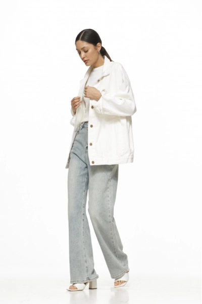 Джинсовка White Erist store, цвет: белый, НФ-00001143 купить онлайн