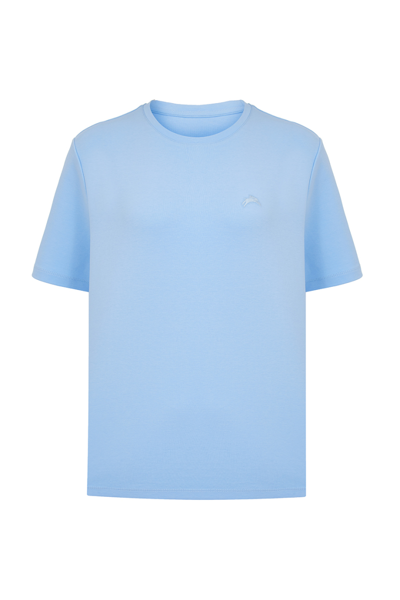 Базовая футболка с логотипом-вышивкой