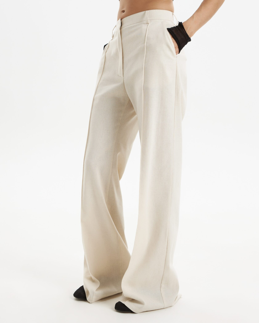 Брюки NO REASON M31DESIGN, цвет: BEIGE, РТ-00000388 купить онлайн