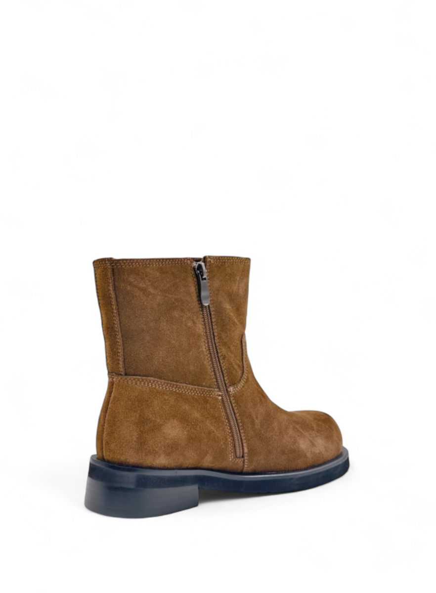 Ботинки зимние из натуральной замши GRANDERA, цвет: коричневый hn539-3630-n837/m (869) купить онлайн