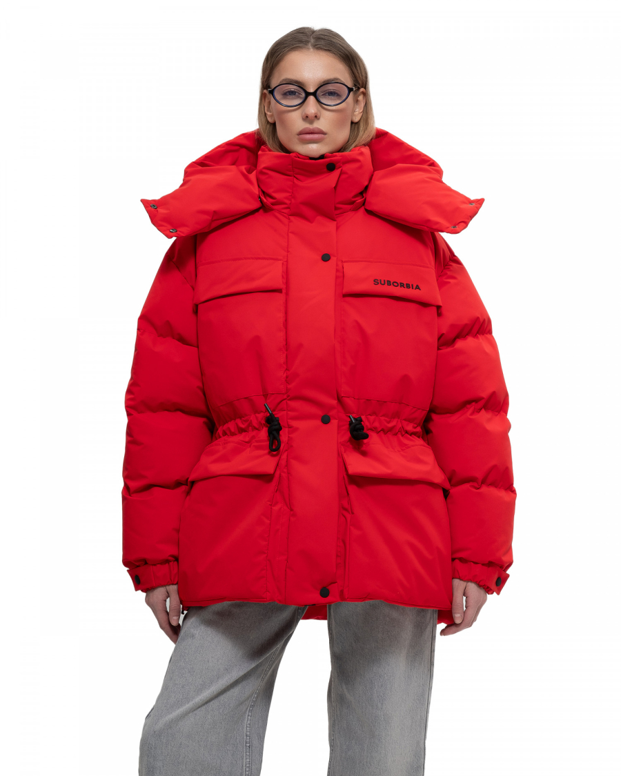 Пуховик OUR Suborbia, цвет: RED, 04114 купить онлайн