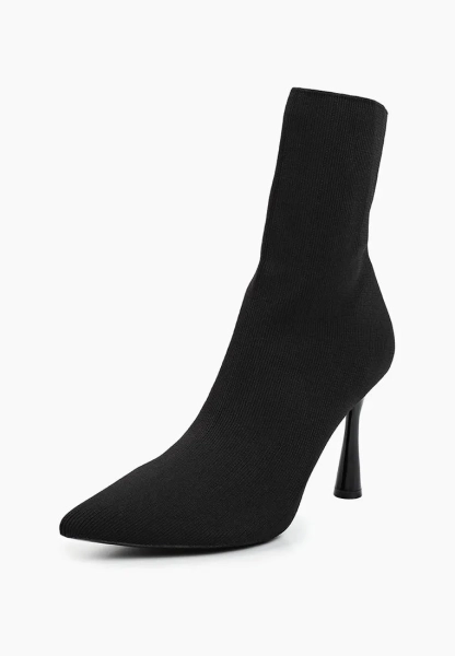 Ботильоны текстиль SBALO, цвет: Черный SK186 купить онлайн