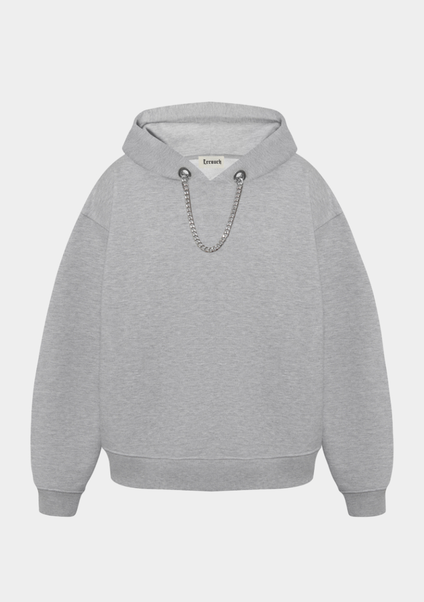 Худи HOODIE | GREY Lerouch, цвет: серый 0013 купить онлайн