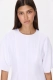 Платье мини приталенное изо льна Daisyknit, цвет: белый,  купить онлайн