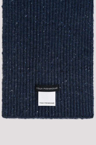 Шарф ГОША РУБЧИНСКИЙ, цвет: серый/синий KNSC_0801_GREY/NAVY купить онлайн