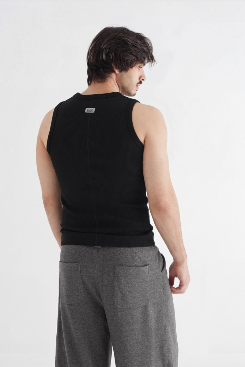 Майка мужская CULTBASE, цвет: Черный,  купить онлайн