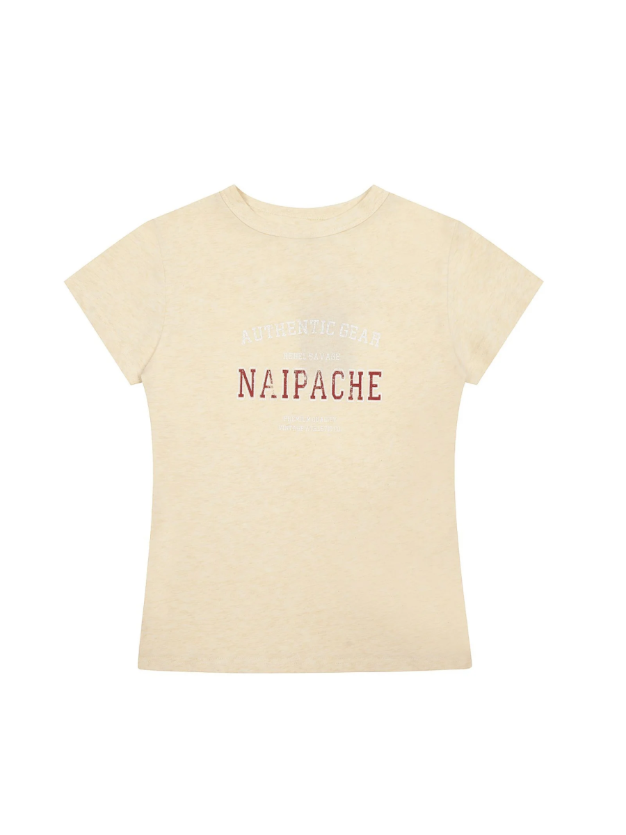 Футболка Varsity NAIPACHE, цвет: абрикосовый,  купить онлайн