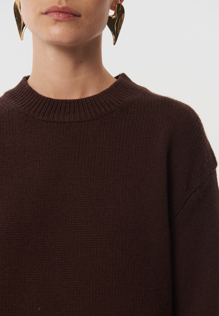 Джемпер "Mellow" CHUBA, цвет: коричневый,  купить онлайн